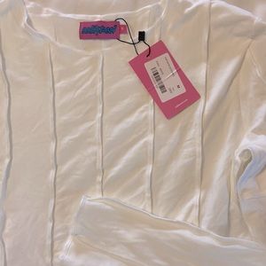 Edikted Long Sleeve Crop Top